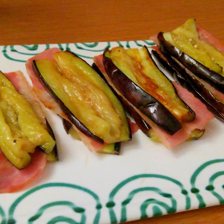 シンプル!茄子とベーコンのオリーブオイル焼き